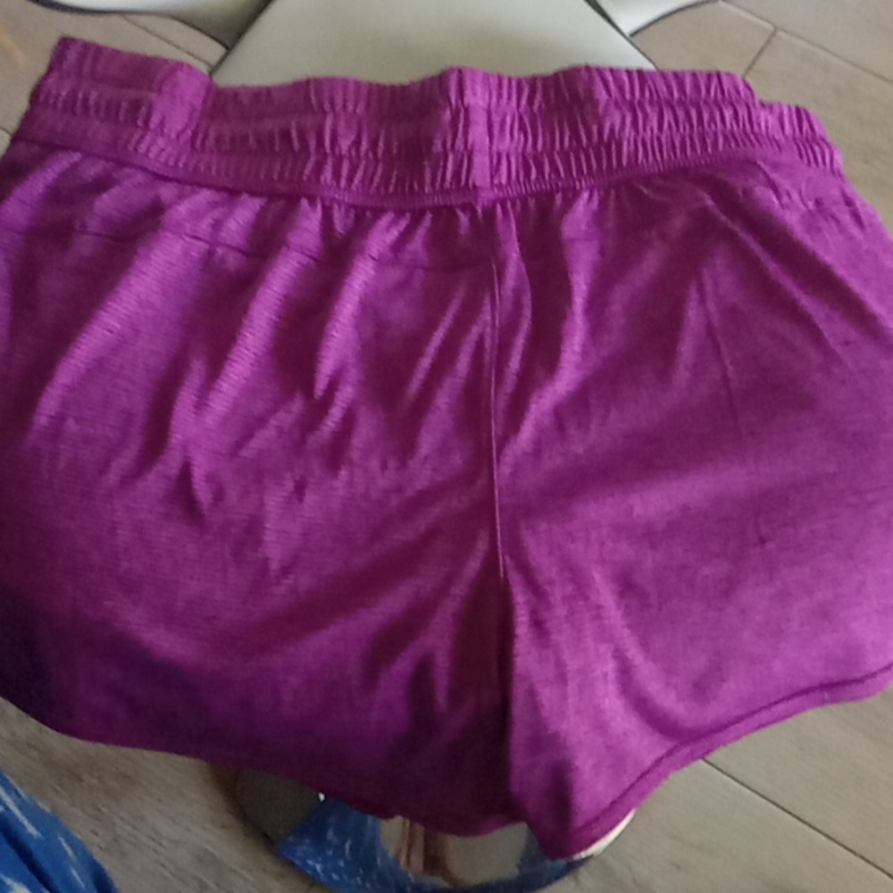 Avia Women's Magenta Athletic Shorts - Picture 4 of 4